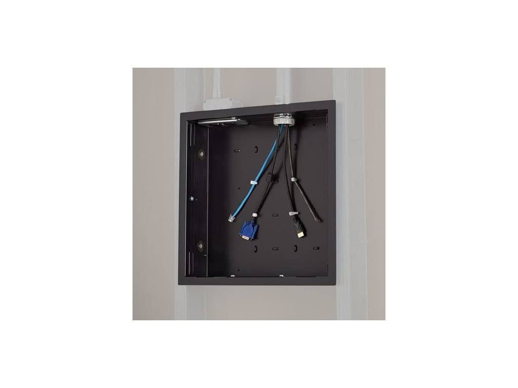 Algopix Similar Product 6 - Chief in-Wall Storage Box Black Flange