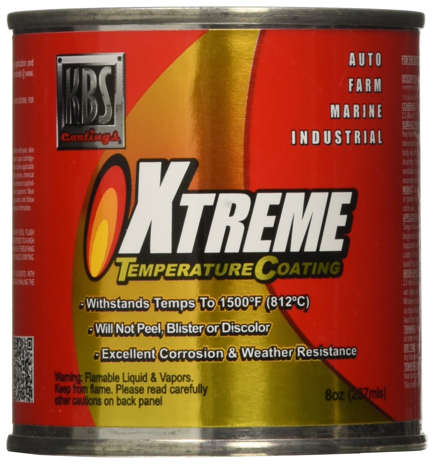 Algopix Similar Product 16 - KBS Coatings 65202 Jet Black Xtreme