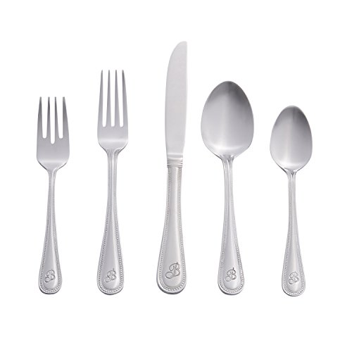 Algopix Similar Product 17 - RiverRidge Monogrammed Beaded Flatware