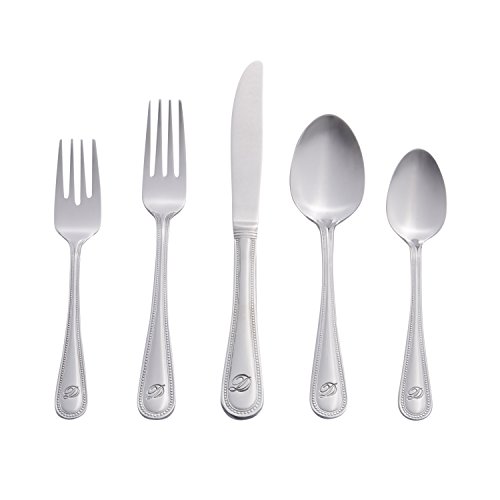 Algopix Similar Product 13 - RiverRidge Monogrammed Beaded Flatware