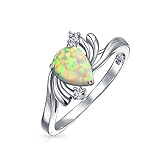 Algopix Similar Product 17 - Pear Triangle CZ Pave Teardrop Created