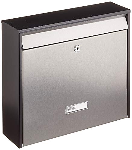 Algopix Similar Product 7 - BURGWCHTER Stainless Steel Mailbox