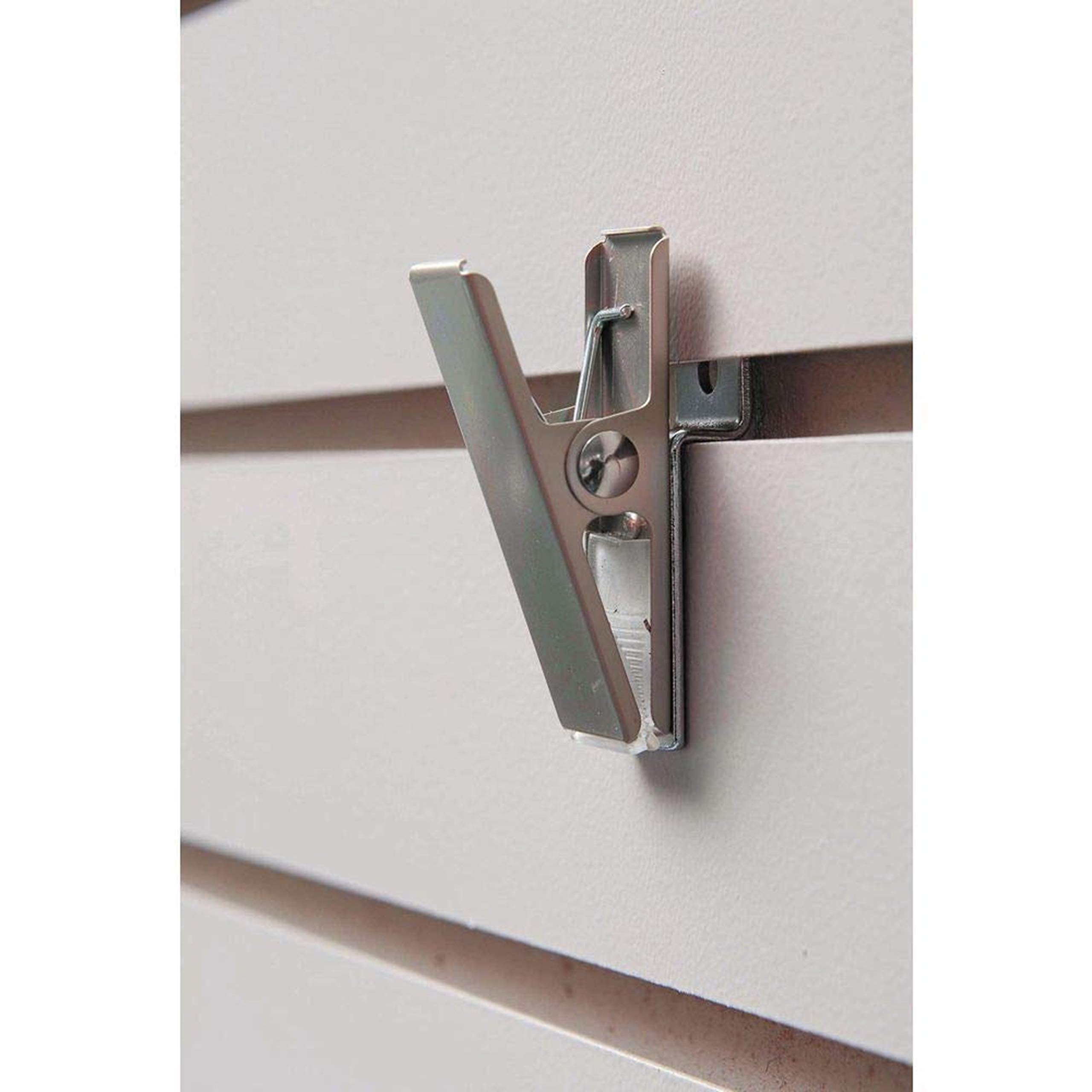 Algopix Similar Product 10 - NAHANCO SW122 2 Metal Slatwall Clips
