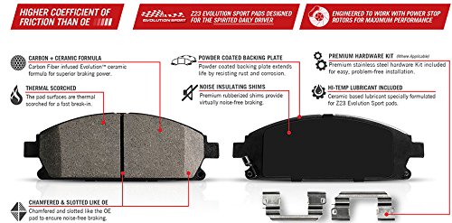 Algopix Similar Product 11 - Power Stop Front Z231405 CarbonFiber