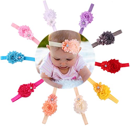 Algopix Similar Product 5 - QandSweet Baby Girl Headbands with