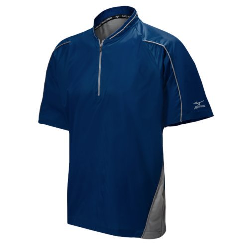 Algopix Similar Product 18 - Mizuno Protect Batting Jersey Navy
