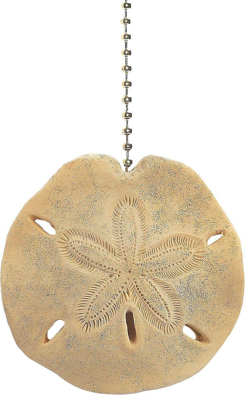 Algopix Similar Product 17 - Beach sea Shell Sand Dollar Ceiling Fan
