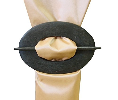 Algopix Similar Product 13 - Europatex Brooch Tieback, Dark Brown