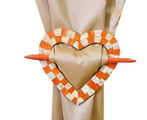 Algopix Similar Product 6 - Europatex Brooch Tieback, Orange