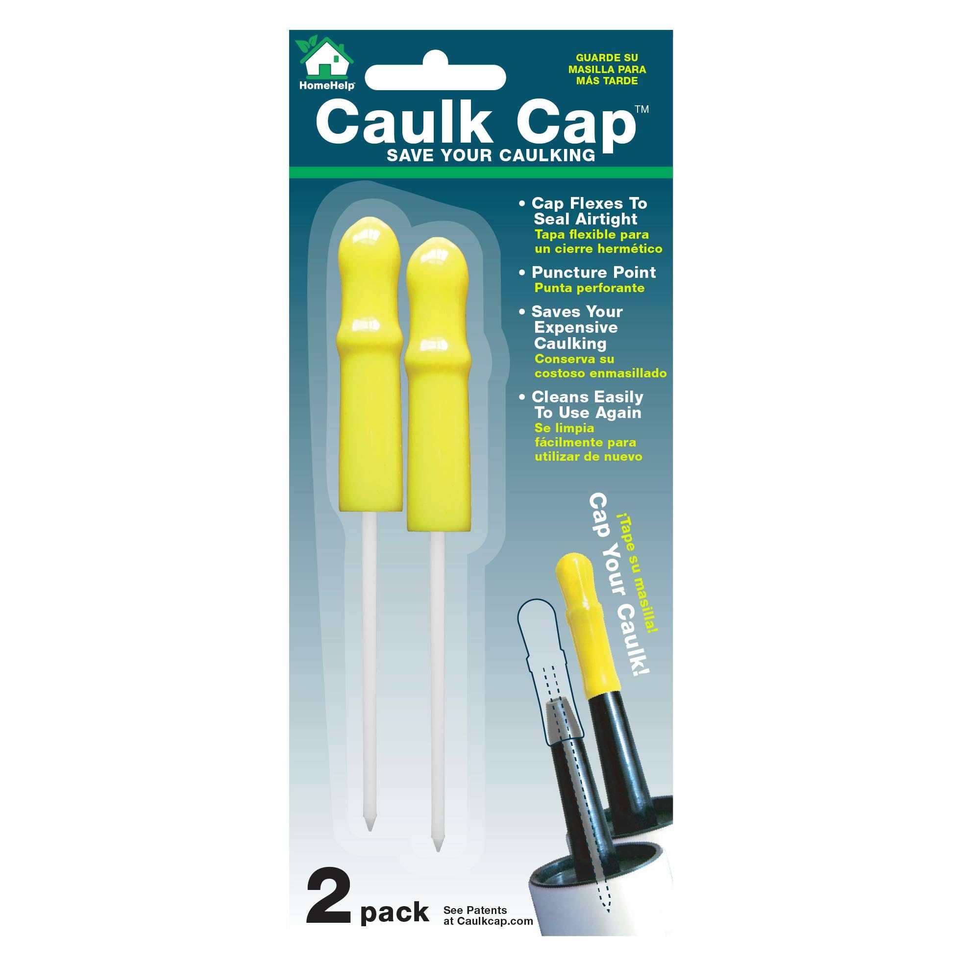 Algopix Similar Product 7 - Caulk Cap CCY2 Reusable Caulk Tube