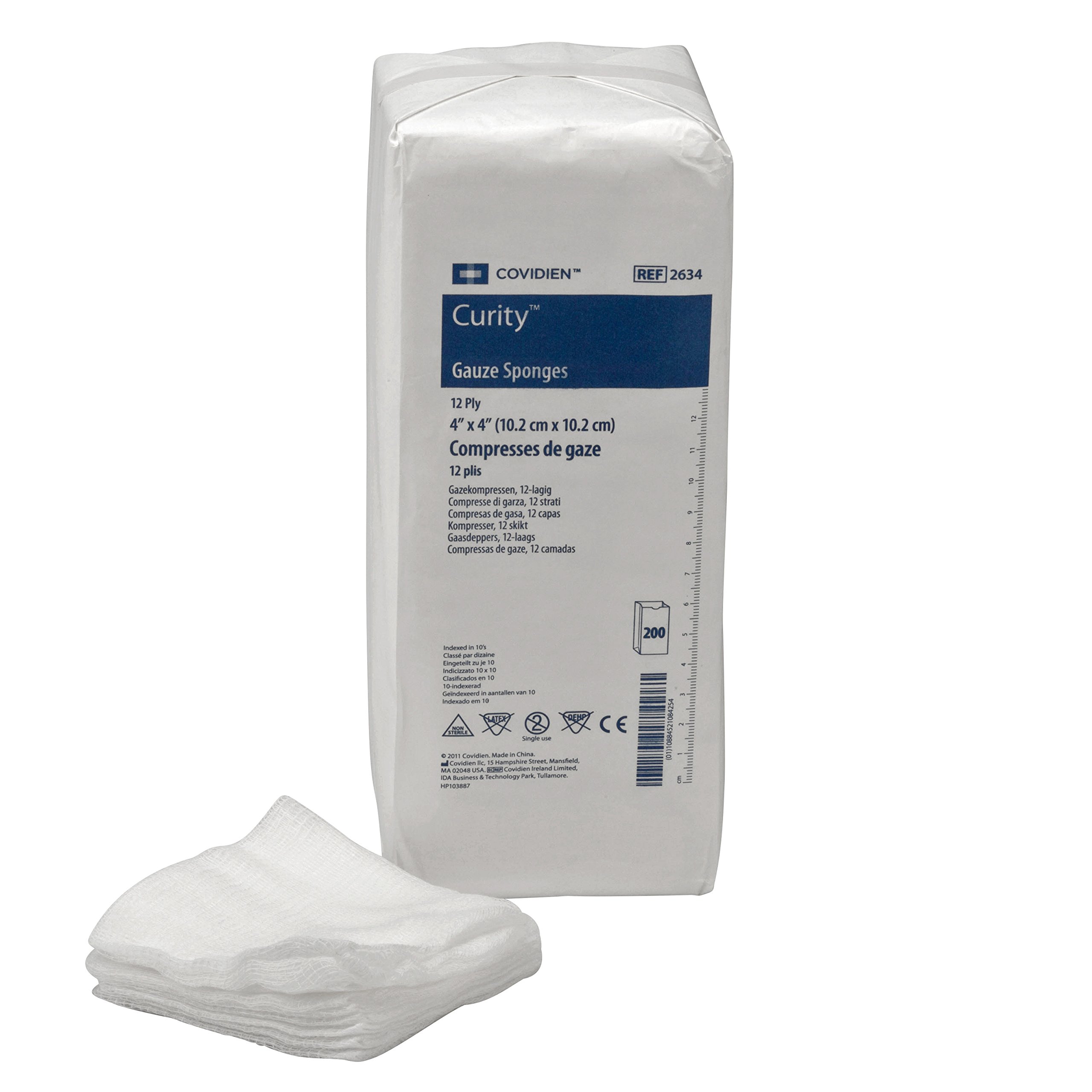 Algopix Similar Product 12 - Covidien 2634 Curity Gauze Sponge