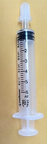 Algopix Similar Product 19 - 5 Pack of 6ml 6cc 1 Tsp Slip Tip Oral