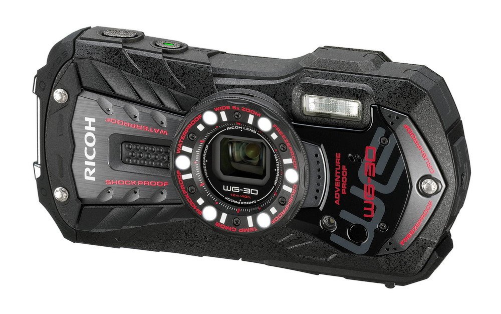 Algopix Similar Product 15 - Ricoh WG30 black 16 MP Waterproof