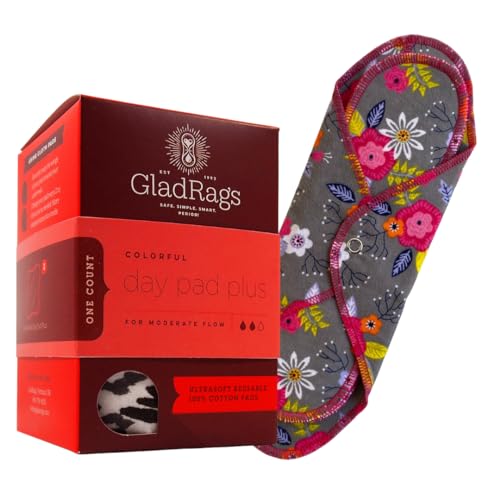 Algopix Similar Product 2 - GladRags Reusable Cloth Day Pad Plus