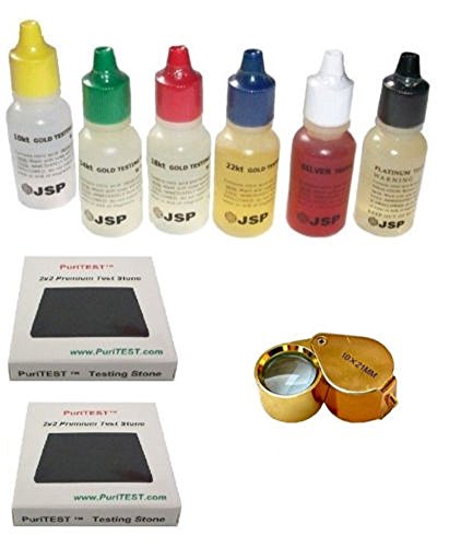 Algopix Similar Product 7 - PuriTest Brand Gold Silver Test Set 10