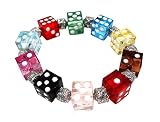 Algopix Similar Product 8 - Linpeng Multi Colors Dice Beads Stretch
