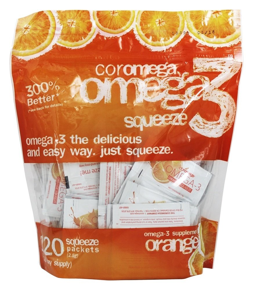 Algopix Similar Product 1 - Coromega  Omega3 Squeeze Orange  120