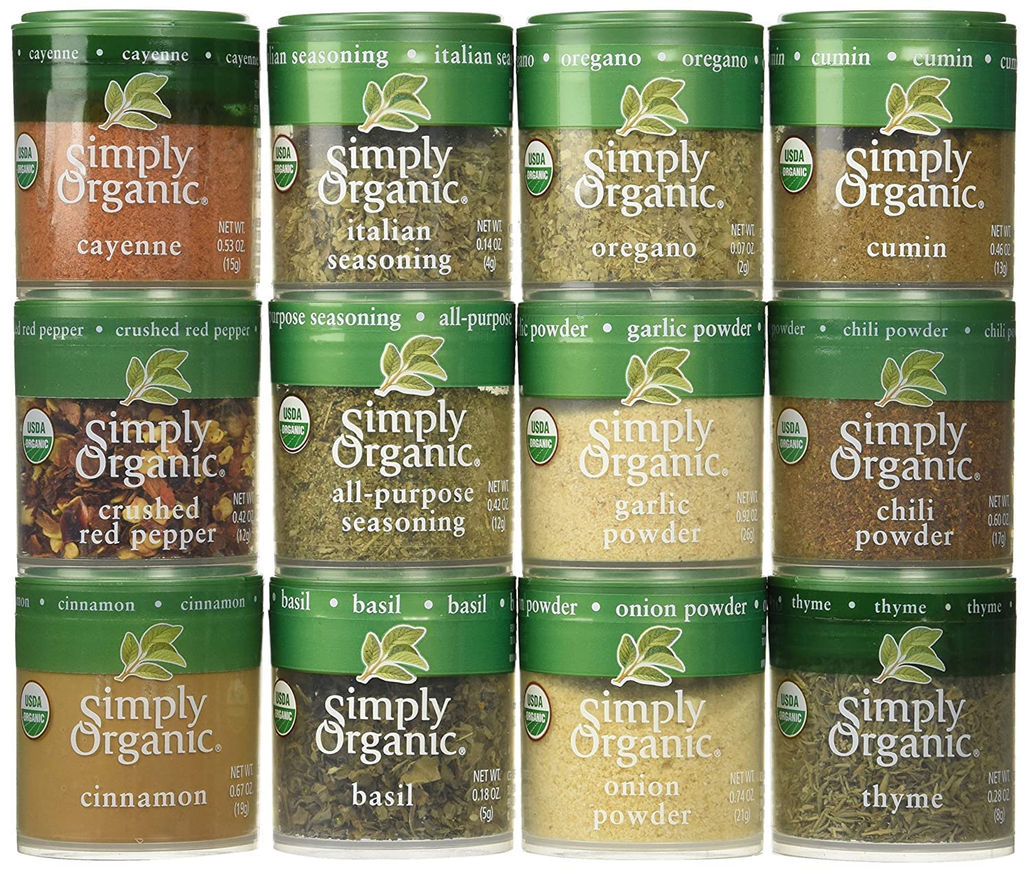 Algopix Similar Product 11 - Simply Organic Starter Spice Gift Set