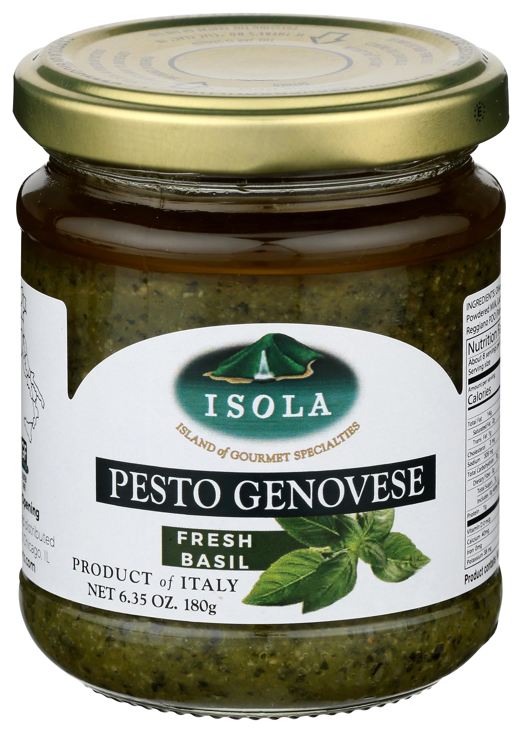 Algopix Similar Product 11 - ISOLA Genovese Pesto, 6.35 OZ