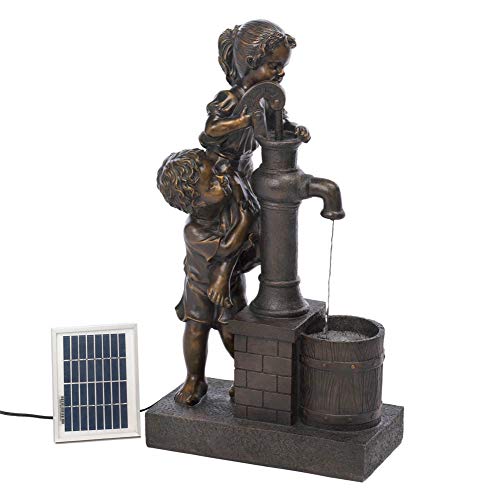 Algopix Similar Product 15 - Kids with Water Pump Solar Garden
