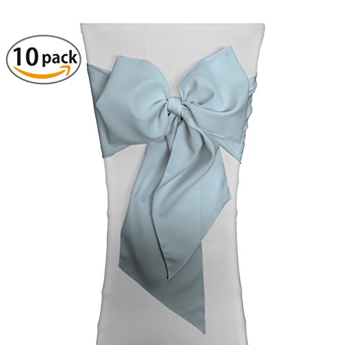 Algopix Similar Product 10 - LA Linen Polyester Poplin Chair Bows