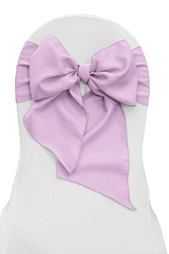 Algopix Similar Product 7 - LA Linen Polyester Poplin Chair Bow