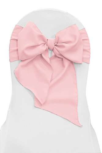 Algopix Similar Product 20 - LA Linen Polyester Poplin Chair Bow