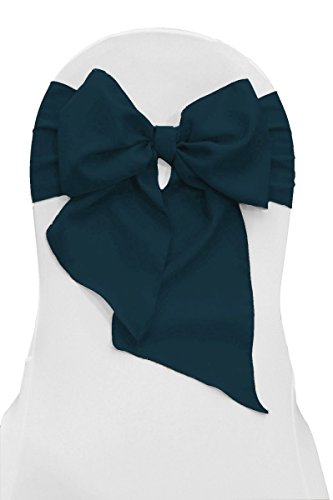 Algopix Similar Product 11 - LA Linen Polyester Poplin Chair Bow