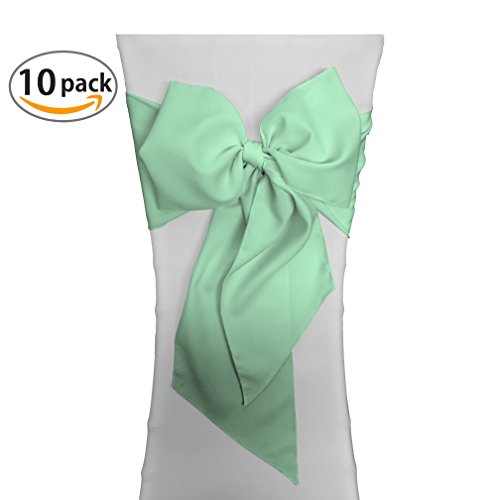 Algopix Similar Product 16 - LA Linen Polyester Poplin Chair Bow