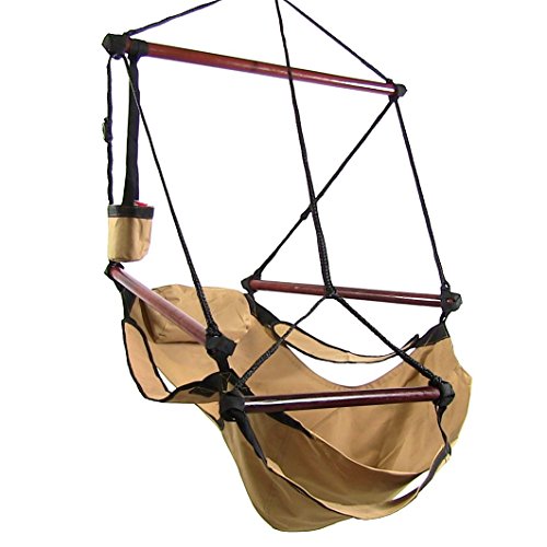 Algopix Similar Product 13 - Sunnydaze Deluxe Hanging Hammock Air