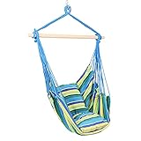 Algopix Similar Product 13 - Sunnydaze Hanging Rope Hammock Chair