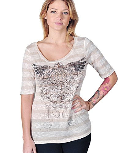 Algopix Similar Product 8 - Angels & Diamonds Wing Top