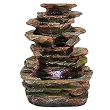 Algopix Similar Product 2 - Sunnydaze Soothing Rock Falls Tabletop