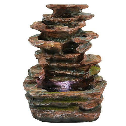 Algopix Similar Product 13 - Sunnydaze Soothing Rock Falls Tabletop