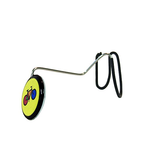 Algopix Similar Product 14 - TigerEye Yellow Bike Eye Helmet Mirror