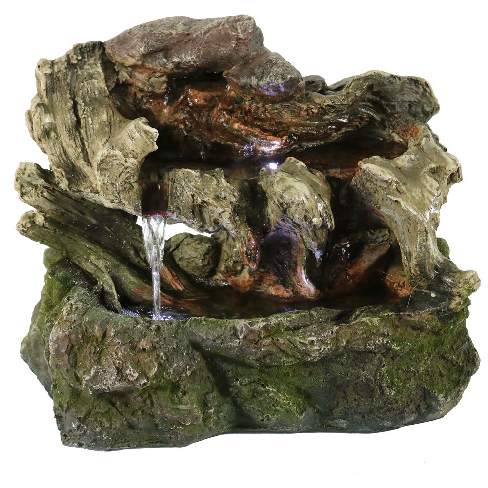 Algopix Similar Product 11 - Sunnydaze Aged Tree Trunk Tabletop