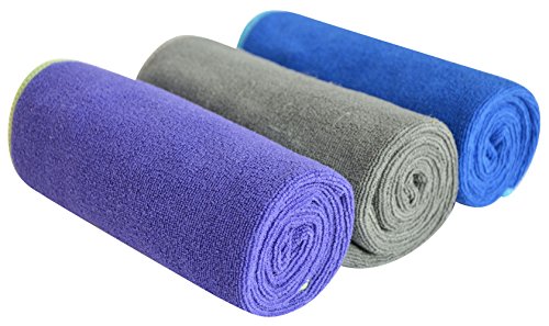 Algopix Similar Product 12 - SINLAND Microfiber Gym Towels Sweat