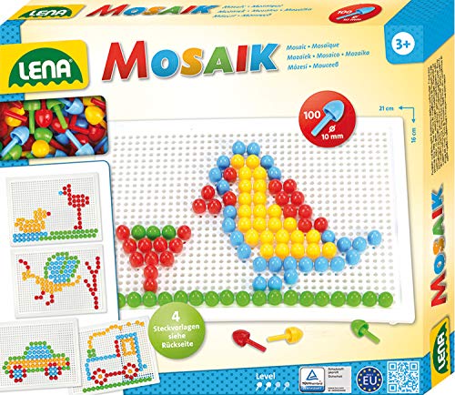 Algopix Similar Product 12 - Lena 35603 Mosaic Set with 100 Coloured
