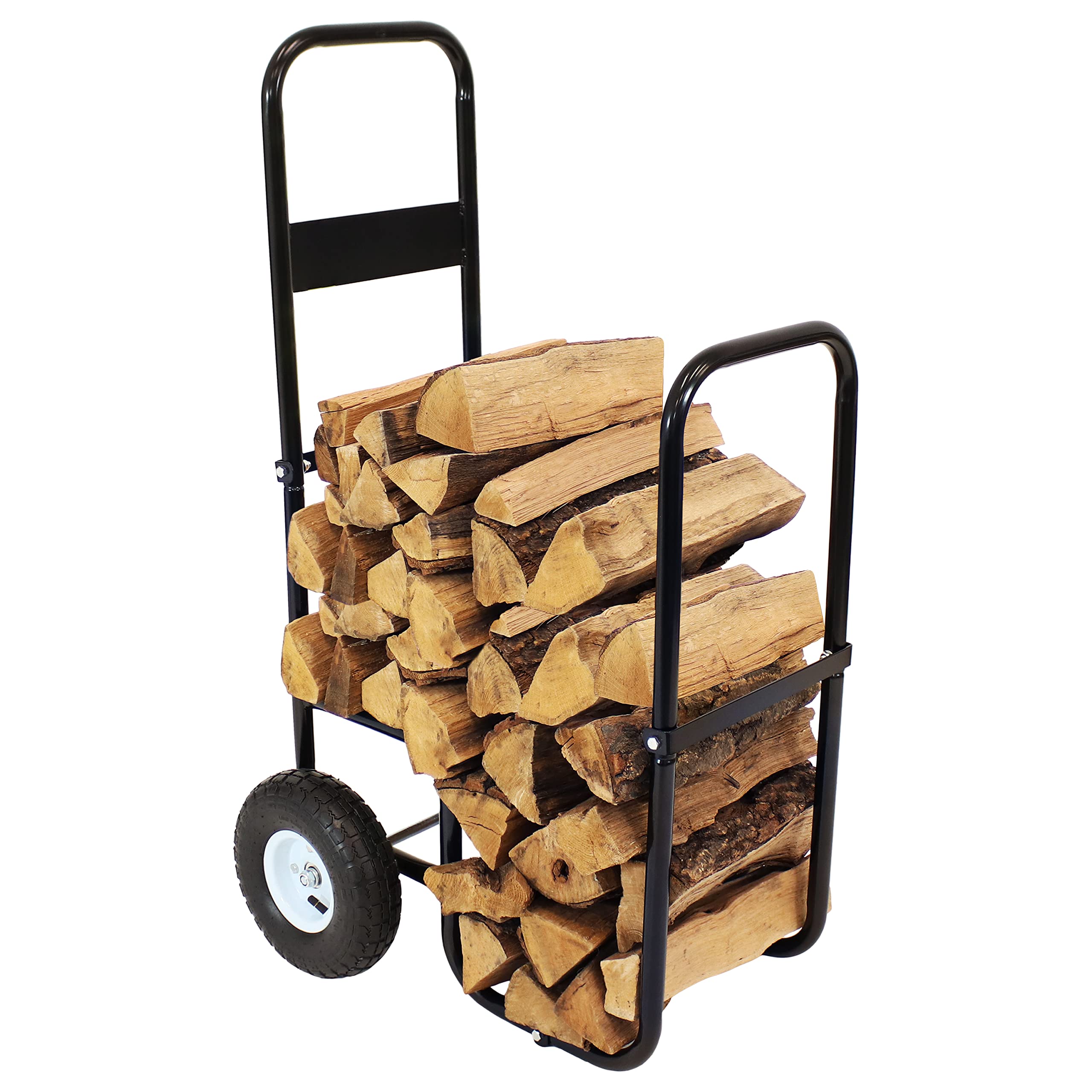 Algopix Similar Product 18 - Sunnydaze Outdoor Firewood Carrier Log