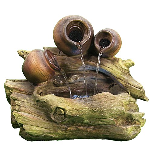 Algopix Similar Product 20 - Sunnydaze Tree Trunks and Pitchers