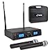 Algopix Similar Product 13 - Pyle Dual UHF Wireless Microphone 
