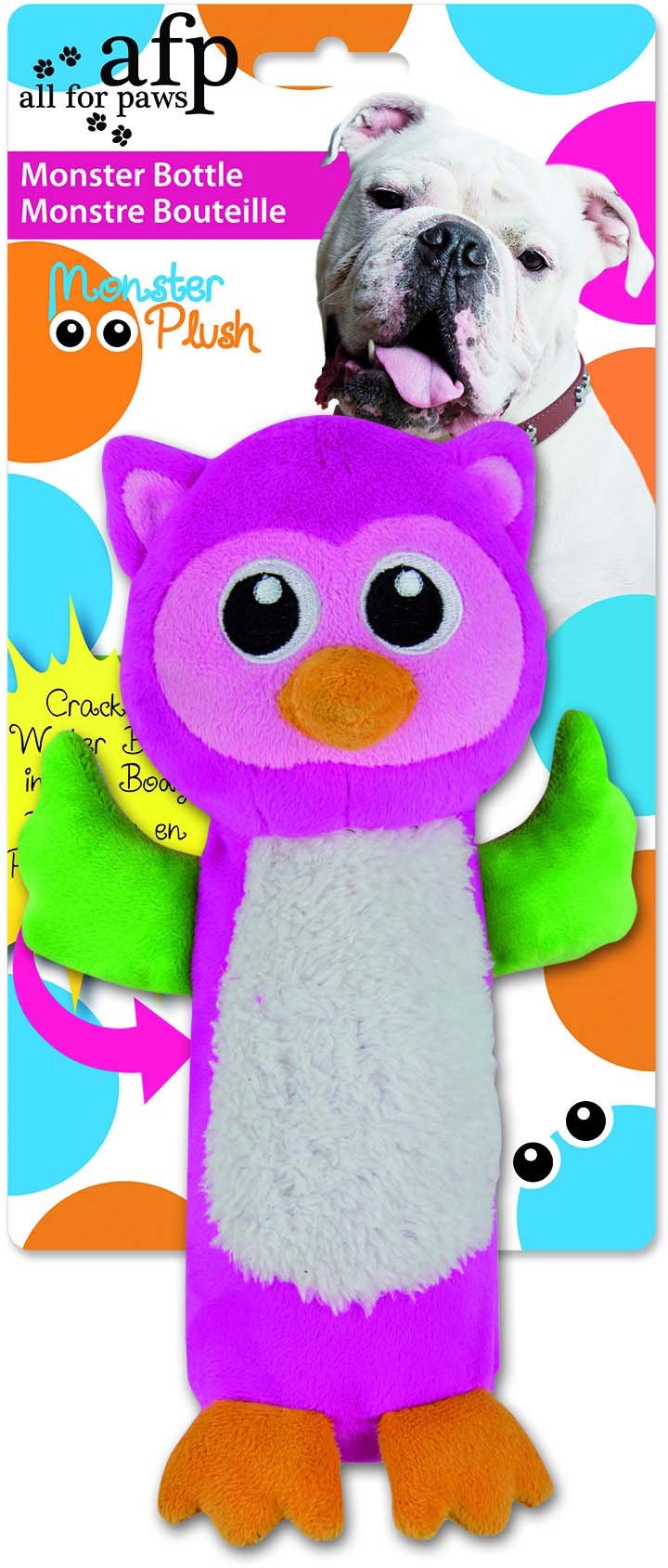 Algopix Similar Product 19 - ALL FOR PAWS Monster Plush Bottle