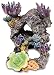 Algopix Similar Product 17 - Polyresin Colorful Coral Aquarium