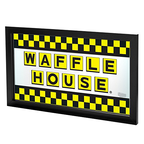 Algopix Similar Product 20 - Waffle House Checkered Framed Logo