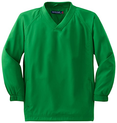 Algopix Similar Product 8 - SportTek Boys V Neck Raglan Wind