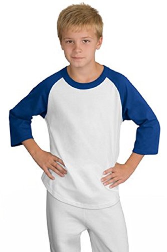 Algopix Similar Product 7 - SportTek Boys Colorblock Raglan