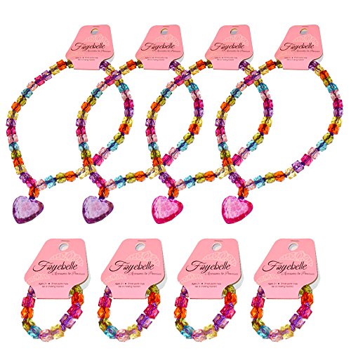 Algopix Similar Product 2 - Fayebelle Costume Jewelry Party Pack 4