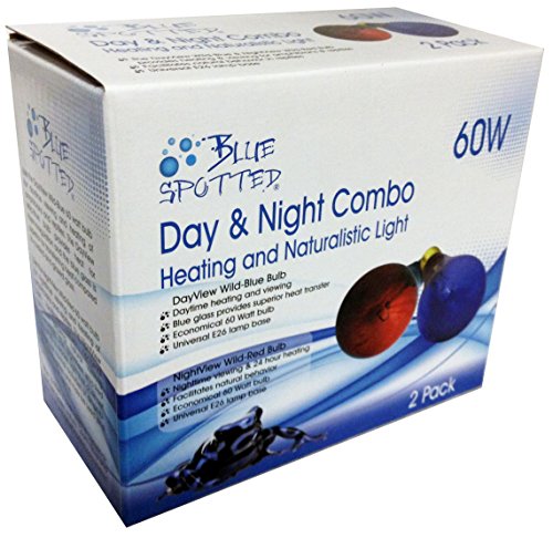 Algopix Similar Product 20 - Blue Spotted Day  Night 60 Watt Combo