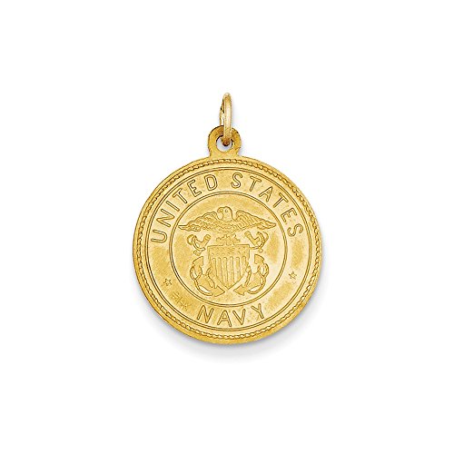 Algopix Similar Product 20 - 14k US Navy Saint Christopher Medal