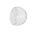 Algopix Similar Product 5 - Clear Glass HalfRound Wall Hanging